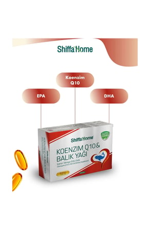 Shiffa Home Koenzim Q10 & Balık Yağı 1340 mg 30 Softjel