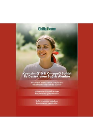 Shiffa Home Koenzim Q10 & Balık Yağı 1340 mg 30 Softjel