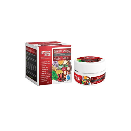 Softto Plus At Kestanesi Yağlı Bitkisel Karışımlı Masaj Kremi 100 Ml