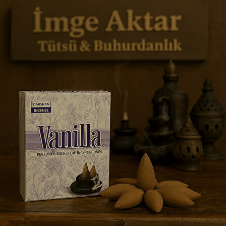 Darshan İncense Vanilla Geri Akış Tütsü 10 Adet