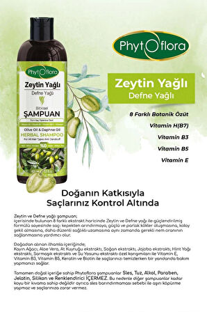 Zeytin Yağlı Defne Yağlı Bitkisel Şampuan