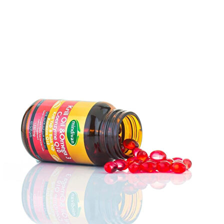 Krill Oil & Omega 3 & Coenzyme Q10 500 Mg 60 Kapsül