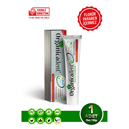 Organicadent Üçlü Koruma Doğal Diş Macunu 75 Ml