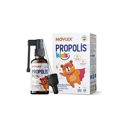 Novlex Kids® Propolis Ekstresi Sprey & Damla 20 Ml