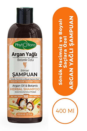 Argan Yağlı Botanik Özlü Bitkisel Şampuan