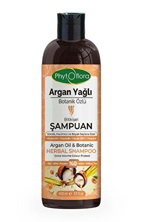 Argan Yağlı Botanik Özlü Bitkisel Şampuan