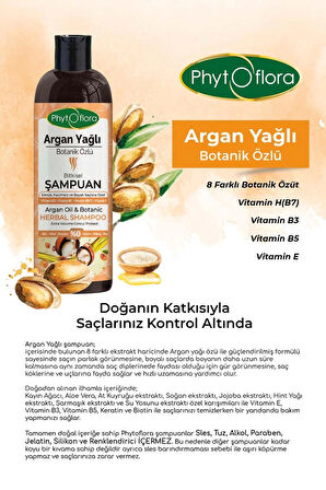 Argan Yağlı Botanik Özlü Bitkisel Şampuan