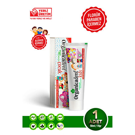 Organicadent Doğal Çocuk Diş Macunu 50 Ml