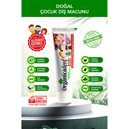 Organicadent Doğal Çocuk Diş Macunu 50 Ml