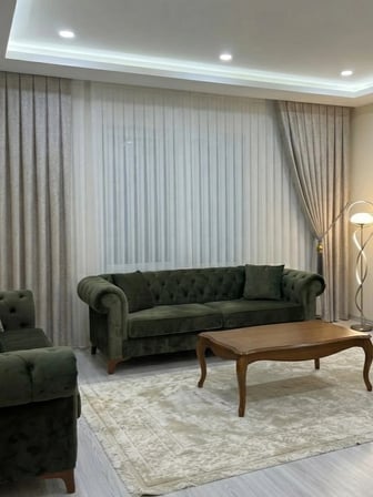 NİVEMESHOME ASSOS JAKAR 507V2 BEJ 1/3 PİLELİ  FON PERDE APM