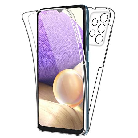 Smcase Samsung Galaxy A72 Kılıf Ön Arka 360 Silikon
