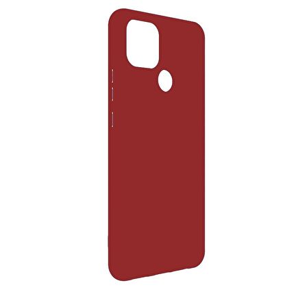 Smcase Realme C25 Kılıf Biye Mat Silikon