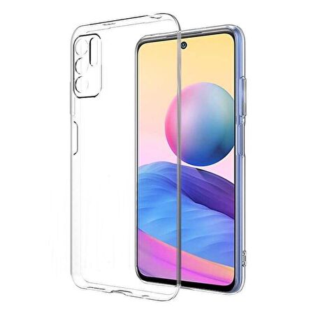 Smcase Xiaomi Redmi Note 10 5G Kılıf Kamera Korumalı Süper Silikon  Nano Ekran Koruyucu