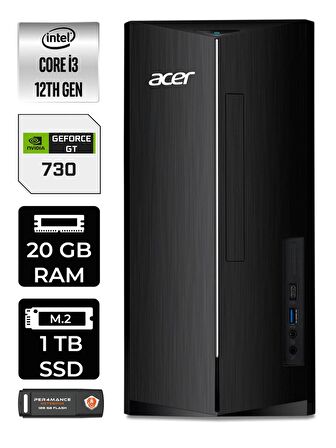 Lenovo NEO 50T i3 12100 20GB RAM 1TB SSD RX550/4GB W11PRO 11SC001ATX MASAÜSTÜ PC & PER4 BELLEK
