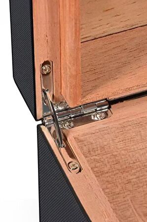 Falconetti Karbon Fiber Camlı Dijital Humidor Puro Kutusu rd06x