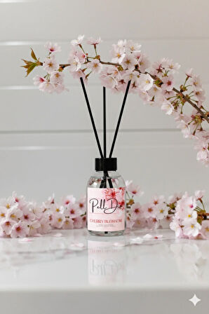 Kiraz Çiçeği Oda Parfümü, Oda Kokusu ve Kokulu Çubuk 100ml