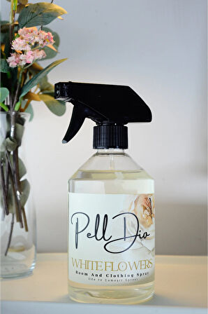 Beyaz Çiçekler Oda Parfümü, Çamaşır ve Oda Spreyi500ml