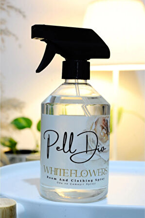 Beyaz Çiçekler Oda Parfümü, Çamaşır ve Oda Spreyi500ml
