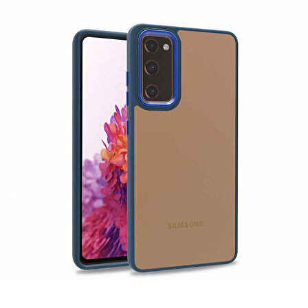 Gpack Samsung Galaxy S20 FE Kılıf Flora Sert Silikon Arkası Cam Şeffaf