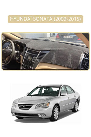 Hyundai Sonata 2009-2015 Torpido Koruma  Halısı -  Bej Kenar