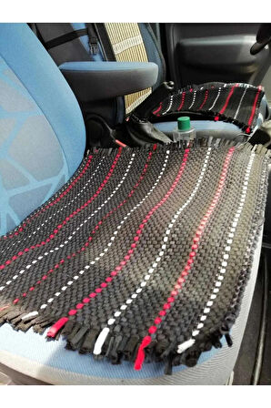 Terletmez 3'lü Minder Set Serme Kilim Serme Oto Minderi