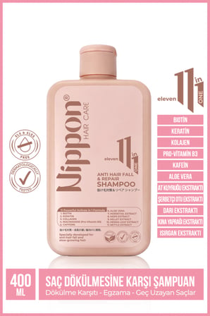 Dr.Clinic Nippon Saç Dökülmesine Karşı 11 in 1 Şampuan 400 ML