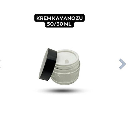 KREM KAVANOZU 30 ML BUZLU/NORMAL CAM
