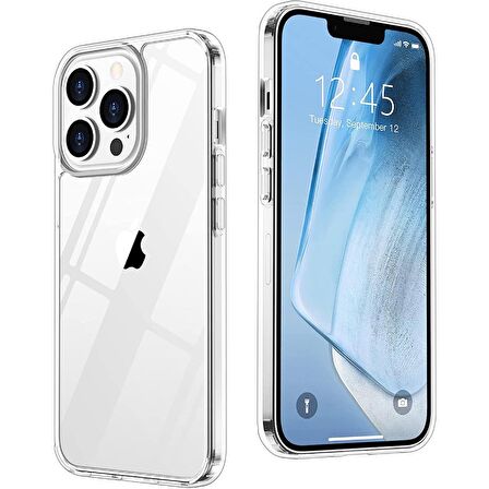 Smcase iPhone 13 Pro Max Kılıf Coss Sert Kapak Silikon