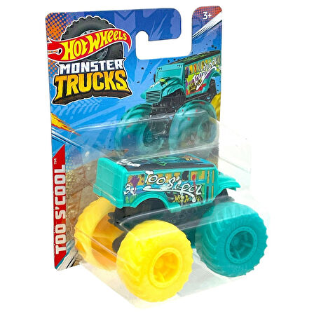 Hot Wheels Monster Trucks Mini TOO S'COOL (Turquoise) 1:70 Scale Plastic Vehicle