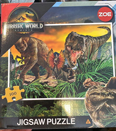 Zoe JIGSAW PUZZLE JURASSIC WORLD 100 PIECES