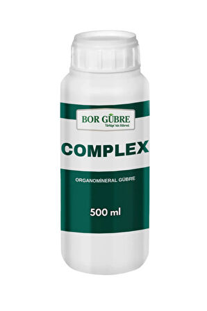 Complex-500 ml Organomineral Gübre- Yeşil Aksamı Geliştir, Ürün Kalitesi Ve Verimi Arttırır.