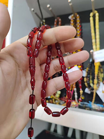 Ateş kehribar tesbih