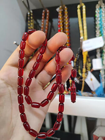 Ateş kehribar tesbih