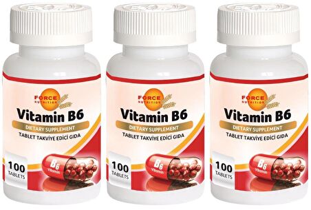 Vitamin B6 Vitamini 3x100 Tablet