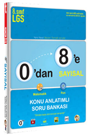 8.sınıf Tonguç 0 Dan 8 E Konu Anlatımlı Soru Bankası Sayısal