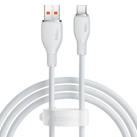 Baseus Şarj Akım Korumalı Ultra Hızlı 1.2Mt 100W Type-C Şarj Kablo Huawei Xiaomi Samsung Laptop Şarj
