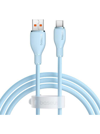 Baseus Şarj Akım Korumalı Ultra Hızlı 1.2Mt 100W Type-C Şarj Kablo Huawei Xiaomi Samsung Laptop Şarj