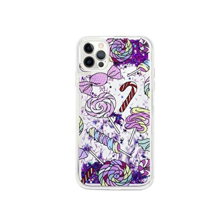 Smcase iPhone 13 Pro Kılıf Sulu Desenli Silikon