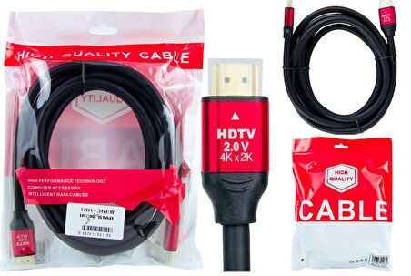 IRH-3 NEW Ironstar 1.Kalite 3 MT HDMI Kablo;Class