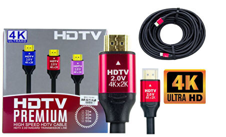 MSF 1030 Mesef Kutulu 1.Kalite 4K HDMI Kablo 30 MT ;Class