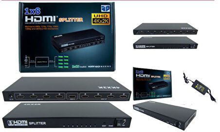 IRH 08H IRONSTAR 1 İN 8 OUT HDMI SPLITTER;Class