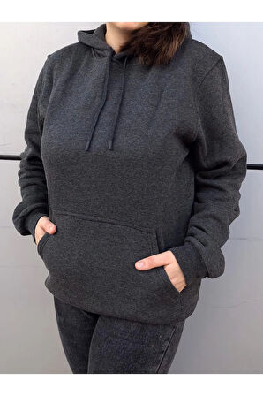 UNISEX KAPŞONLU SWEATSHİRT