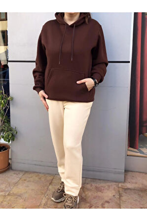 UNISEX KAPŞONLU SWEATSHİRT