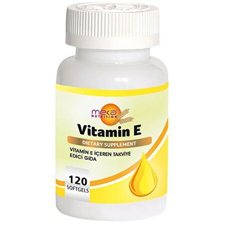 Vitamin E 267 Mg 120 Softgel E Vitamini 400 IU