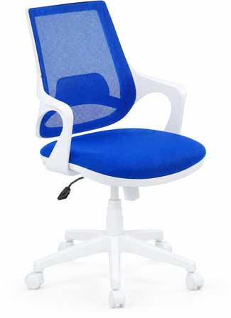 Yenilik Rüzgarı Çalışma Koltuğu Ergonomik Mavi Beyaz Ofis Sandalyesi