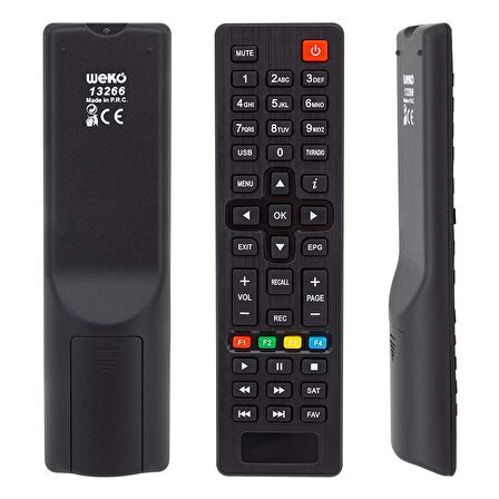 WEKO KR HITECH PREMIUM HD KORAX UYDU KUMANDA SATTUBELİ