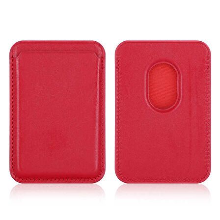 Smcase iPhone 13 Pro Max Kılıf Kartlıklı Cardsafe Deri Mıknatıslı Silikon