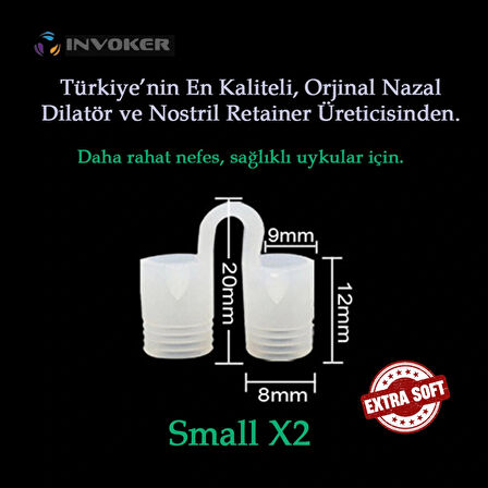 Horlama Önleyici Nazal Dilatör Burun İçi Silikon Apne Aparatı Nostril Burun Nefes Açıcı Silikon Small 2 Adet