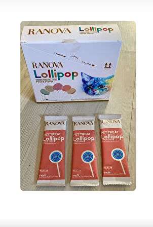 Ranova Kurutulmuş Kızılcık Aromalı Kedi Lolipop 1,4 G X 3 Adet Sk: 2026