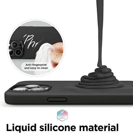 Smcase iPhone 13 Pro Max Kılıf Silk Liquid Lansman Silikon